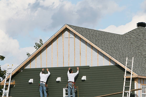 Professional Siding Repair technician working in Pineville, NC